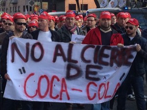 Trabajadores de Coca Cola Fuenlabrada
