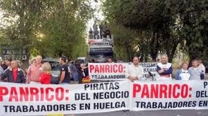 Trabajadores de Panrico se concentran ante la sede de CCOO en Cataluña