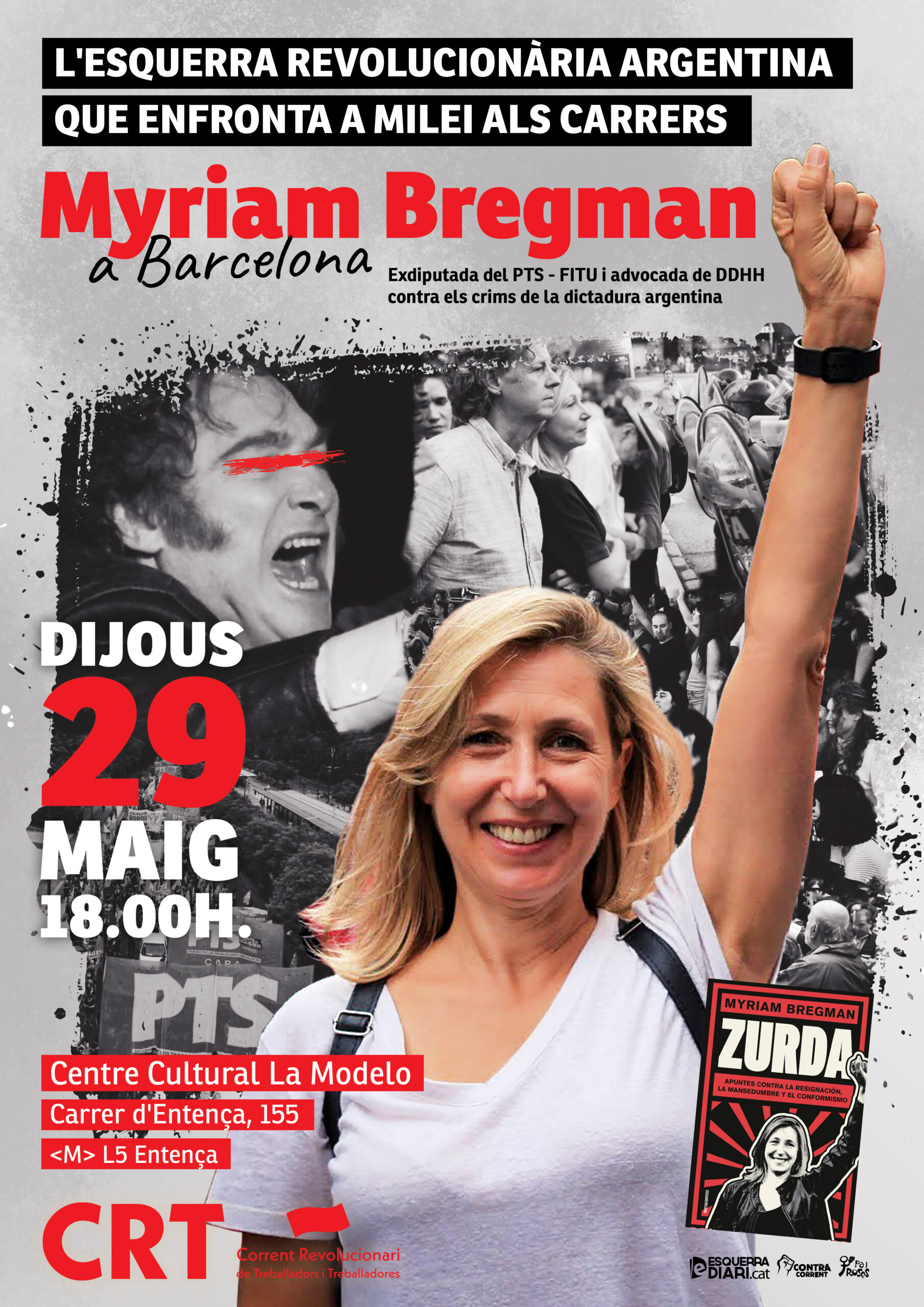 Myriam Bregman en París, Barcelona y Madrid: gira europea de la referente de izquierda argentina que desafía a Milei